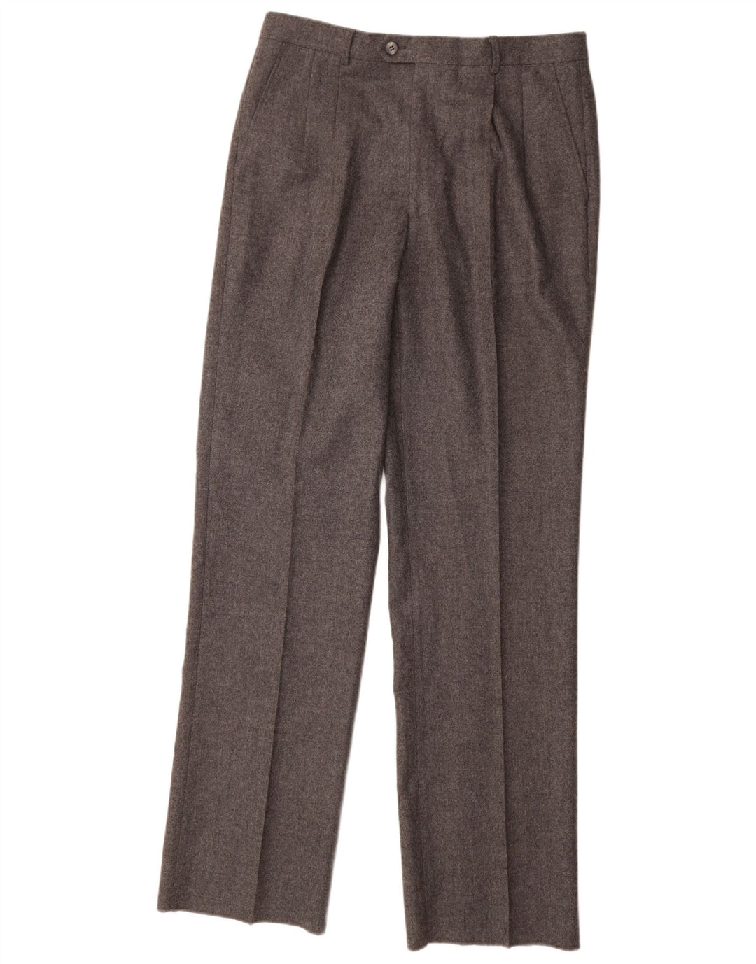 Marzotto Pantaloni de costum pentru bărbați IT 48 Medium L32 L34 Lână gri