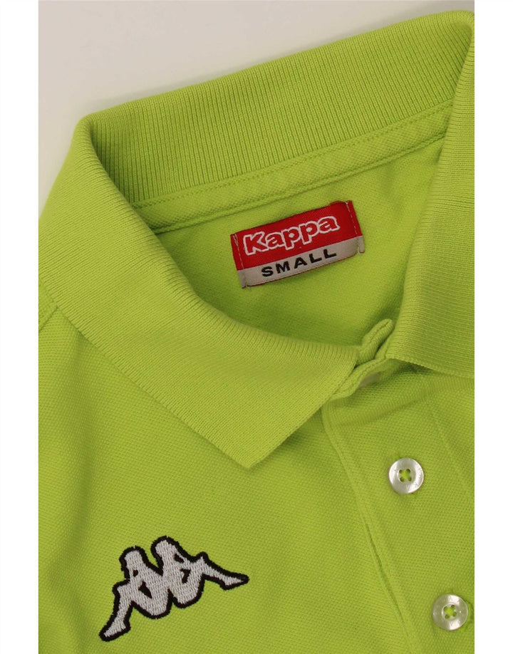 Tricou polo pentru bărbați Kappa cu mânecă lungă, verde mic