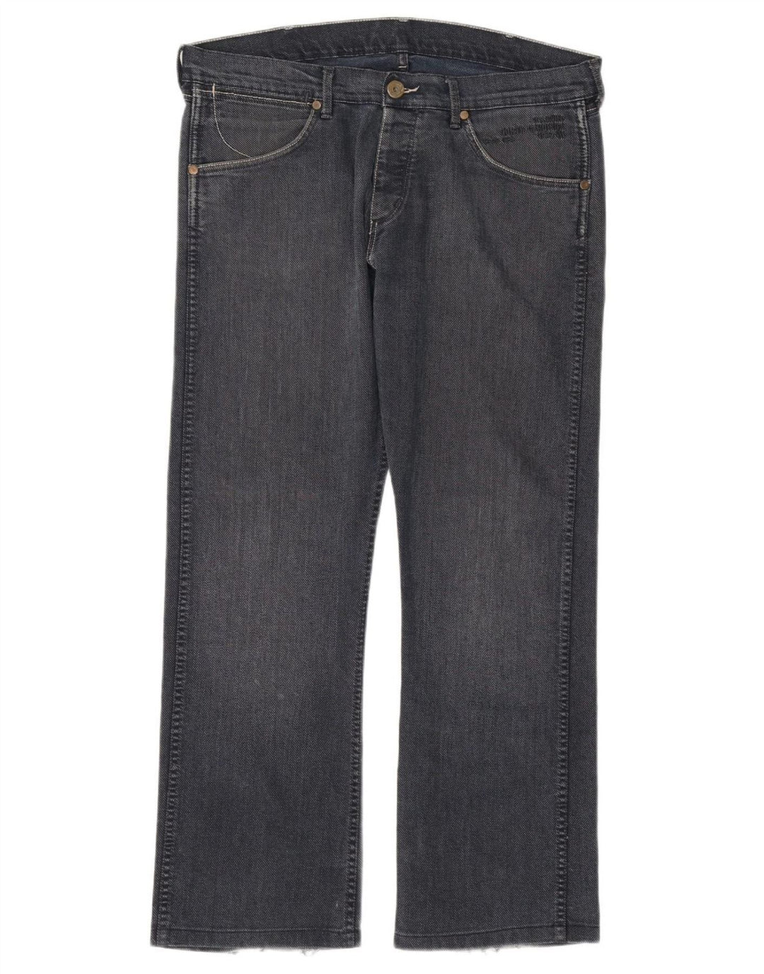 WRANGLER Blugi pentru bărbați Ace Straight W36 L30 Bumbac bleumarin