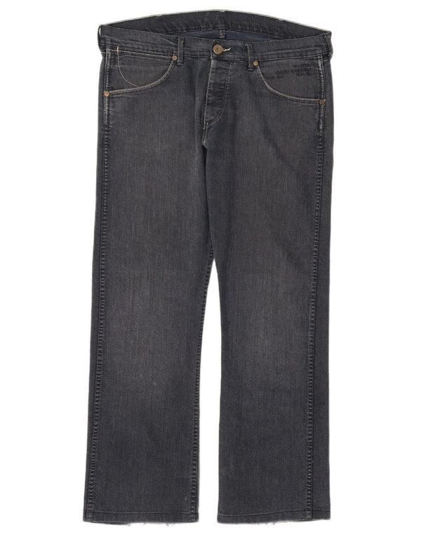 WRANGLER Blugi pentru bărbați Ace Straight W36 L30 Bumbac bleumarin