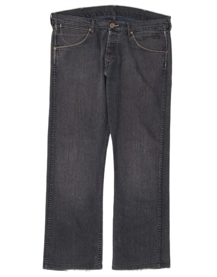 WRANGLER Blugi pentru bărbați Ace Straight W36 L30 Bumbac bleumarin
