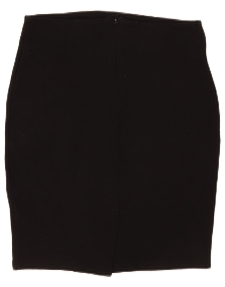 Fusta Creion Femei Zara Mediu W28 Viscoza Neagra