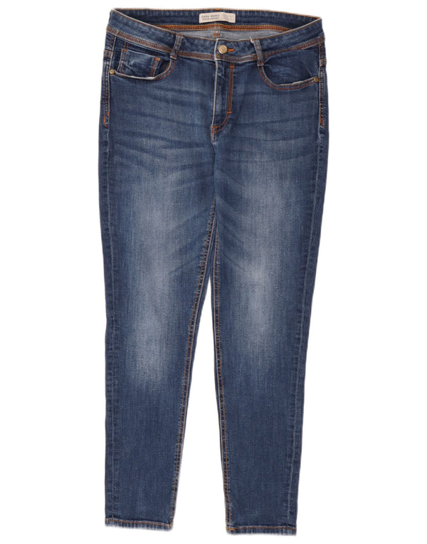 Blugi skinny de damă Zara EU 42 Large W32 L28 Blue Bumbac