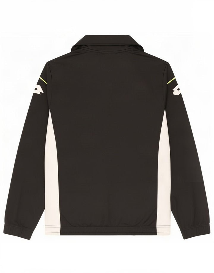 Lotto Mens Trening Top Jacket Large Black Colourblock