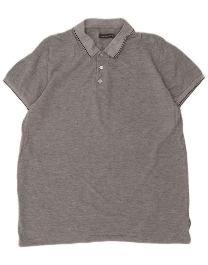 Tricou polo pentru bărbați French Connection XL, bumbac cu pete gri