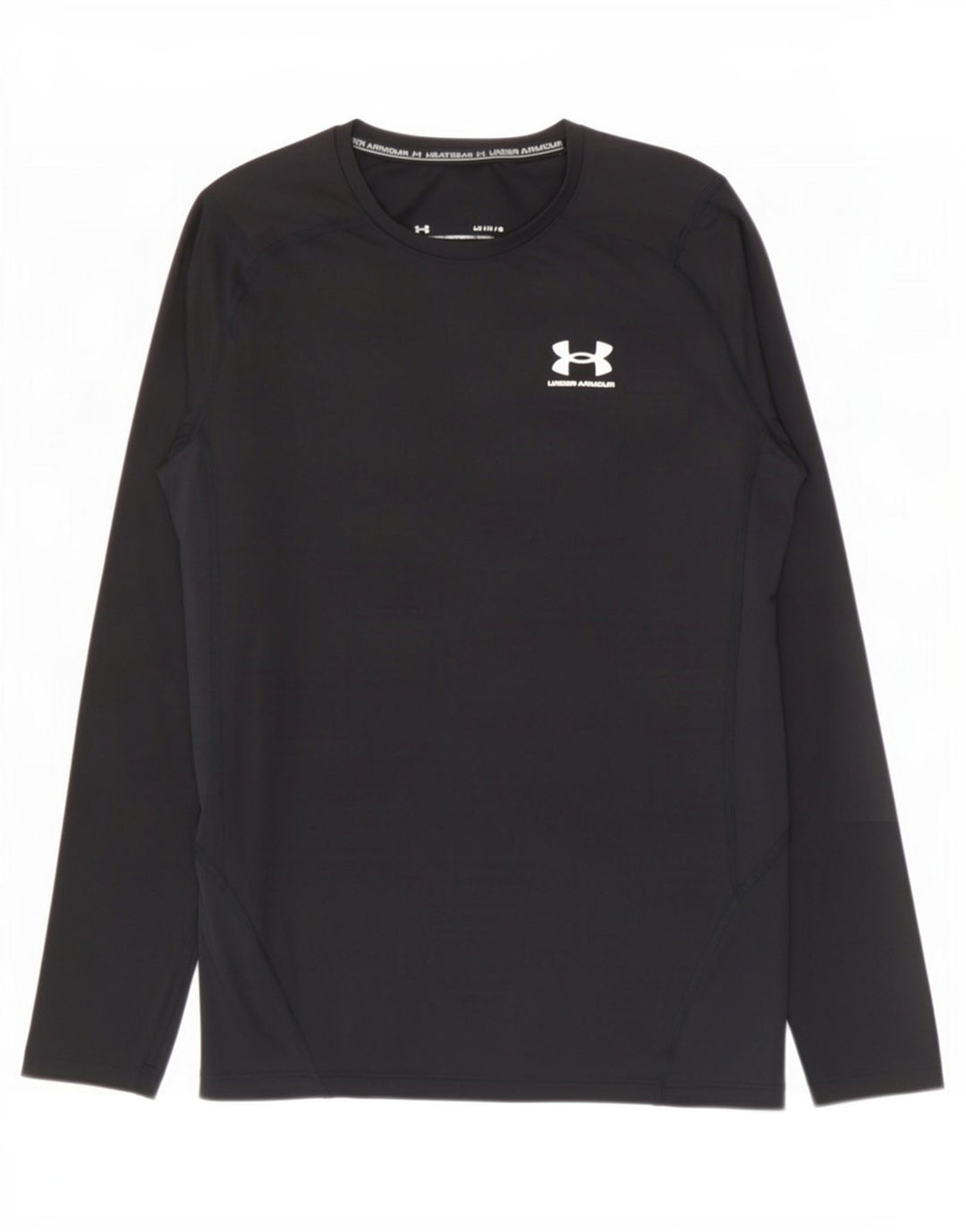 Under Armour Heat Gear Top cu mânecă lungă, mare, negru, poliester