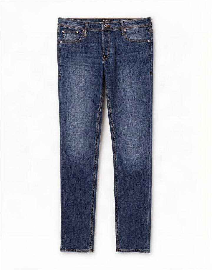 Blugi slim pentru bărbați Jack & Jones W34 L36 Bumbac albastru