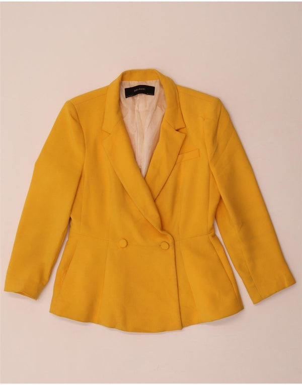 Jachetă Blazer pentru femei Zara UK 14 mare, galbenă