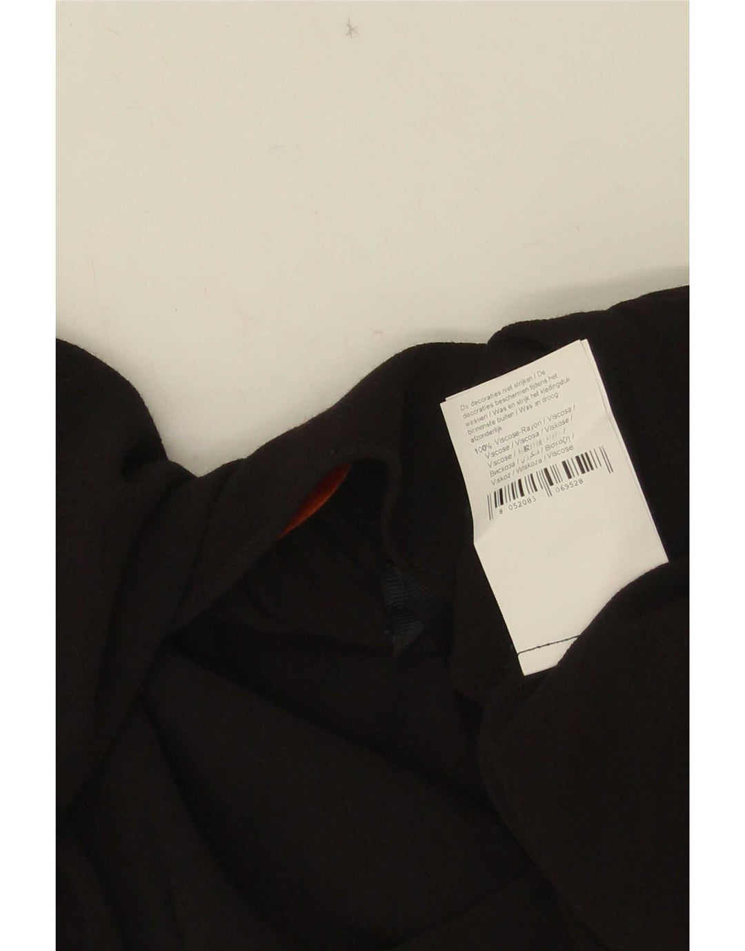 Top pentru femei Trussardi cu umăr deschis IT 48 XL, viscoză neagră