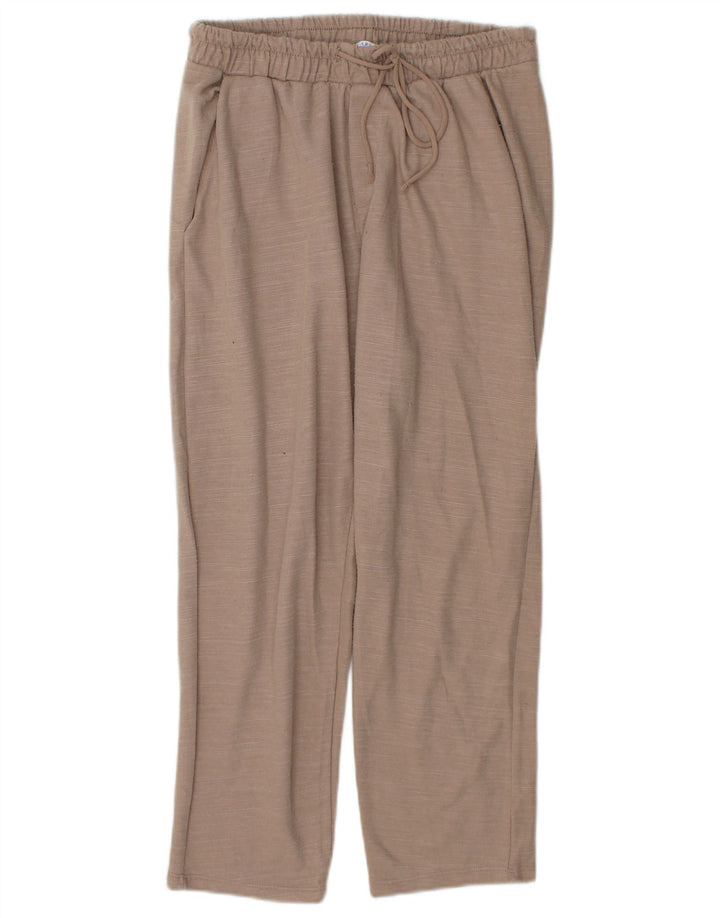 Pantaloni de trening Zara pentru femei Crop UK 12 Medium Beige
