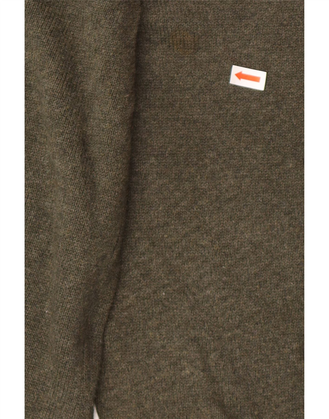 Pulover pentru bărbați Marks & Spencer cu gât crew, bumbac verde 2XL