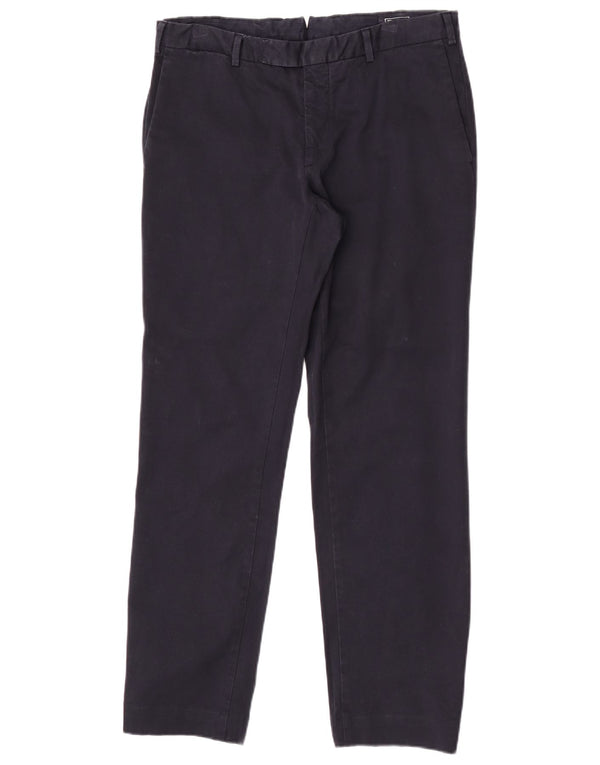 Pantaloni chino drepți Polo Ralph Lauren pentru bărbați L33 L30 bumbac bleumarin