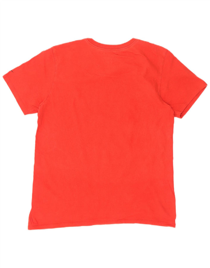 Tricou grafic Nike pentru bărbați, cu croială atletică, top mediu roșu