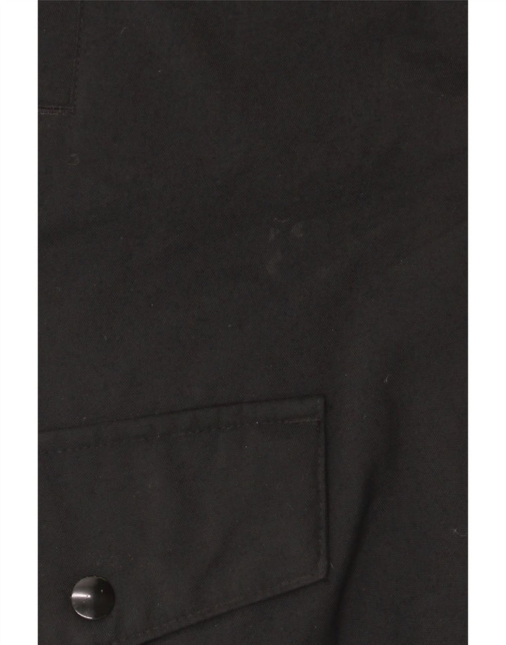 Jachetă parka cu glugă pentru bărbați Adidas UK 36 Nylon mic negru