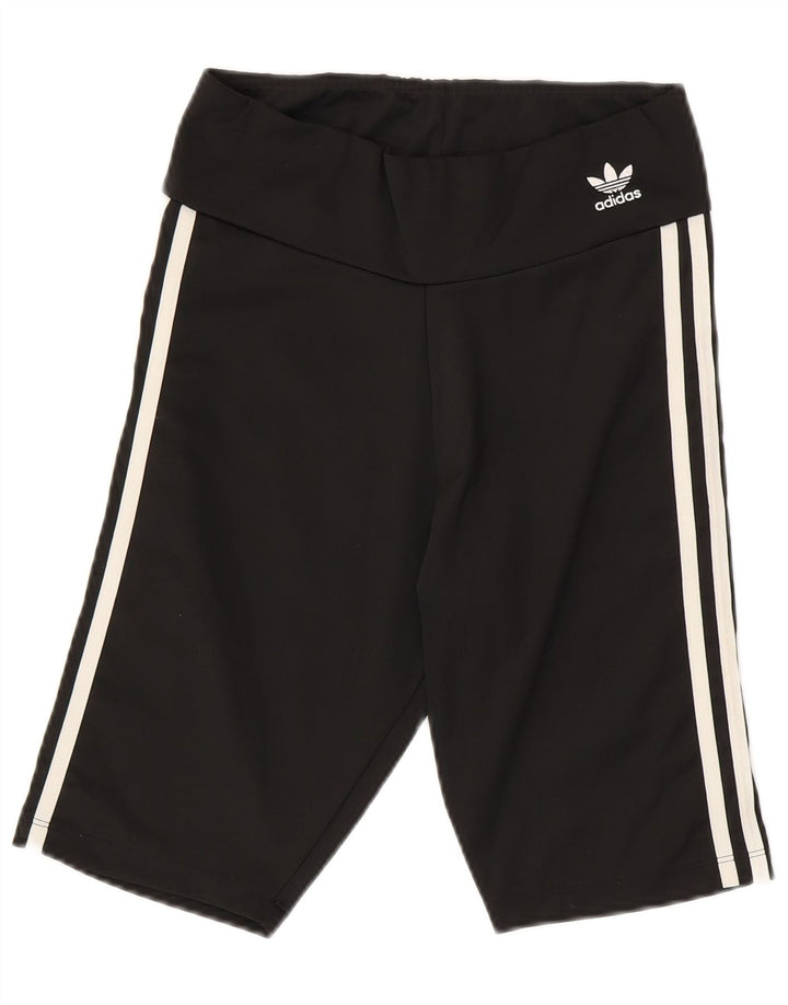 Pantaloni scurti sport ADIDAS pentru femei UK 12 Poliester mediu negru