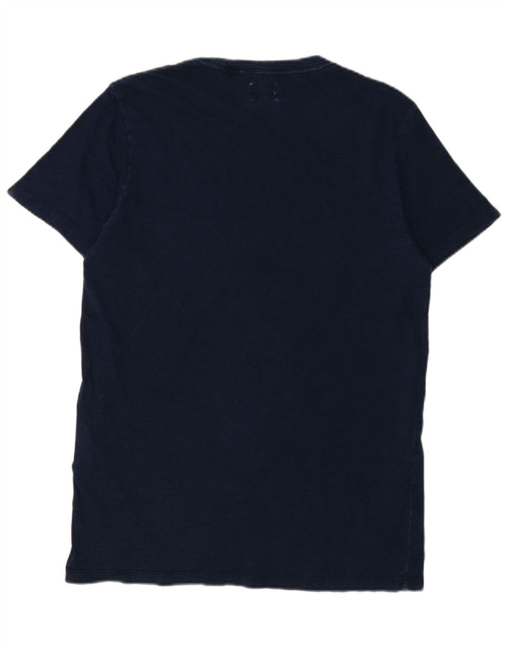 Tricou pentru bărbați Levi's Top mediu din bumbac bleumarin