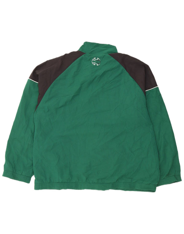 Jachetă de trening pentru bărbați ADIDAS UK 46/48 XL, verde, poliester color bloc