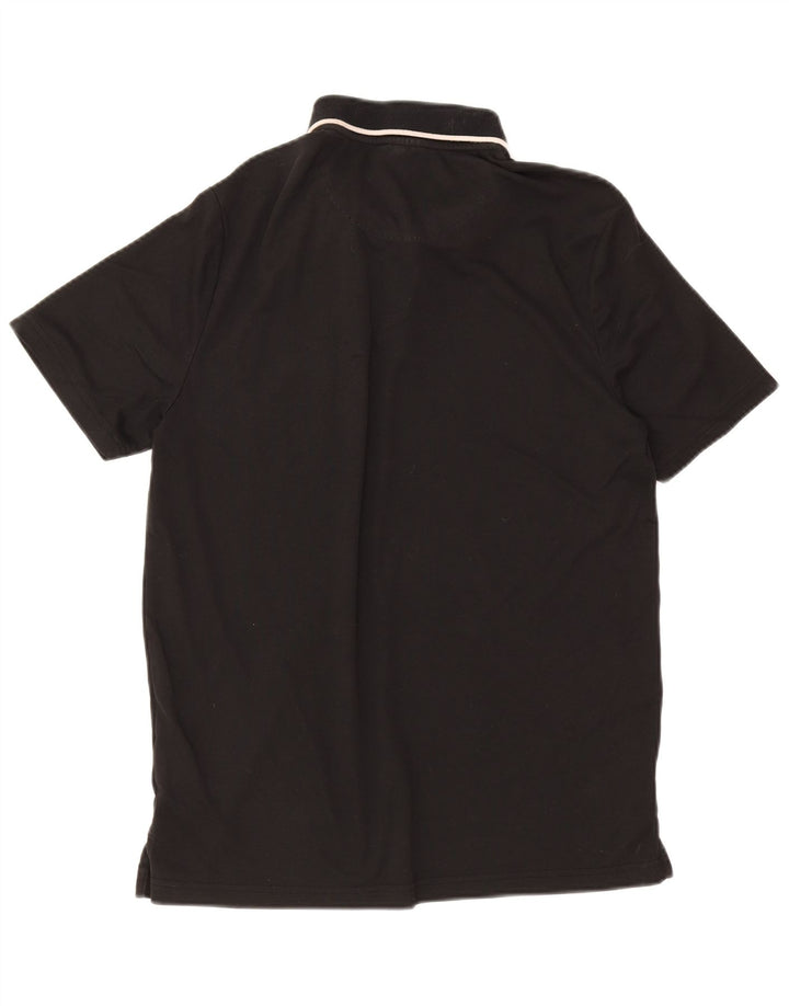 Tricou polo pentru bărbați Dkny, bumbac mediu negru