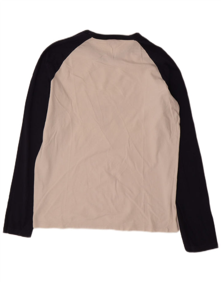 Bluză cu mânecă lungă cu grafică Levi's pentru bărbați, bumbac alb mic