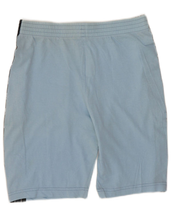 Pantaloni scurti sport grafic pentru femei CHAMPION UK 14, mare, albastru, color block