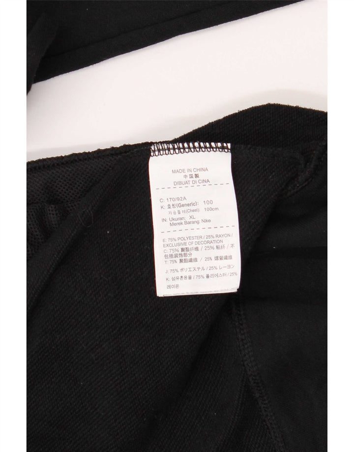 Pulover pentru bărbați Nike Dri Fit Graphic Pulover XL Poliester negru