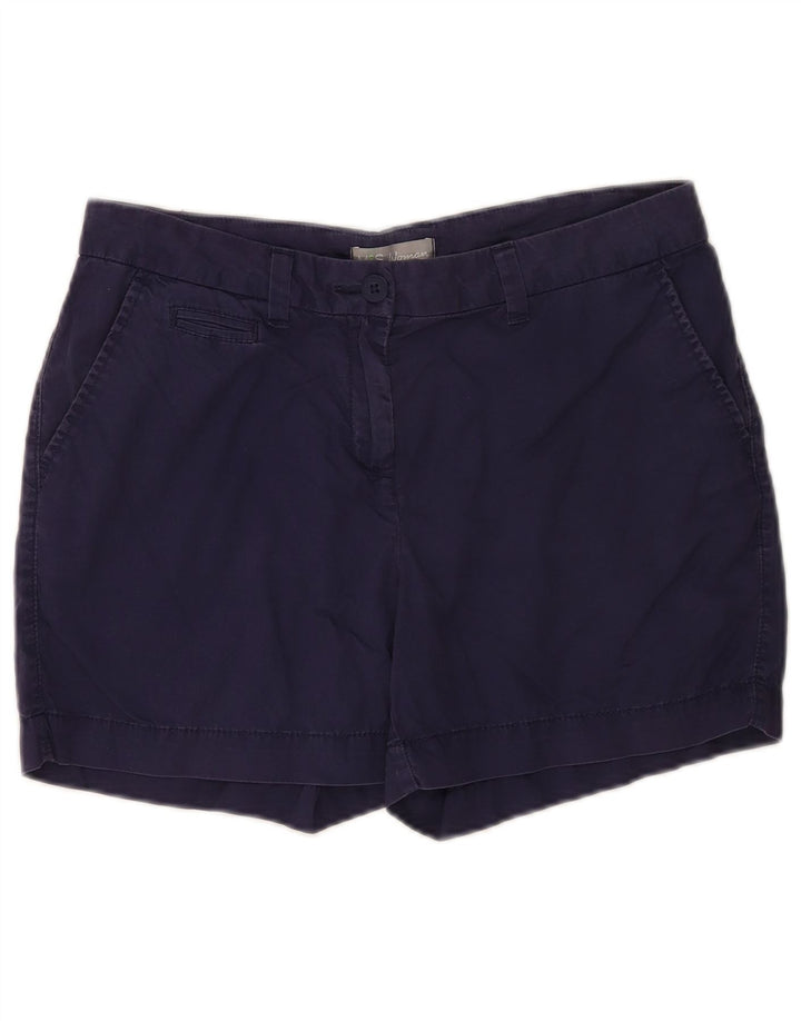 MARKS & SPENCER Pantaloni scurti chino pentru femei UK 12 Medium W30 Bumbac bleumarin