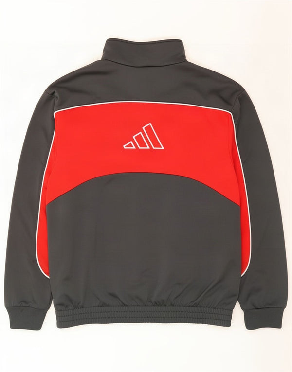 Jachetă de top pentru trening grafic Adidas pentru bărbați Marea Britanie 36/38, gri mic, bloc de culoare