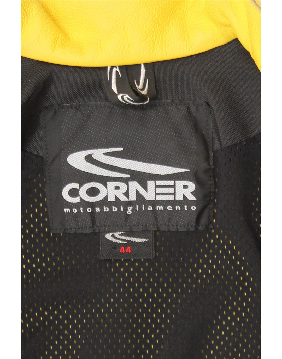 Jachetă Biker din piele pentru femei Corner IT 44 din piele galbenă medie