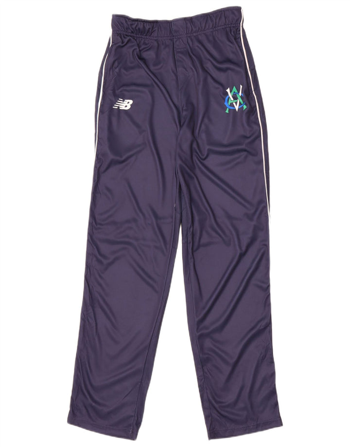 Pantaloni de trening New Balance pentru femei UK 12 Medium Bleumarin Poliester
