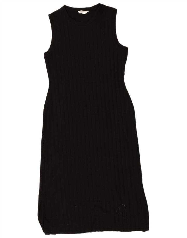 Rochie pentru femei Marks & Spencer, fără mâneci, poliester negru mare UK 14