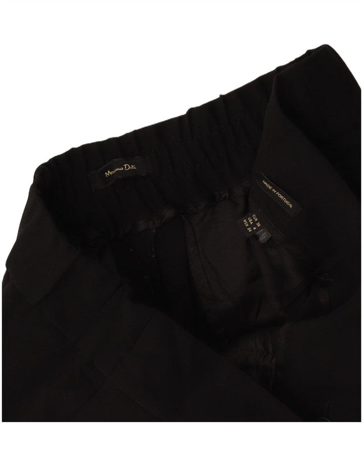 MASSIMO DUTTI Pantaloni casual pentru femei cu talie înaltă EU 36 XS W26 L27 Negru