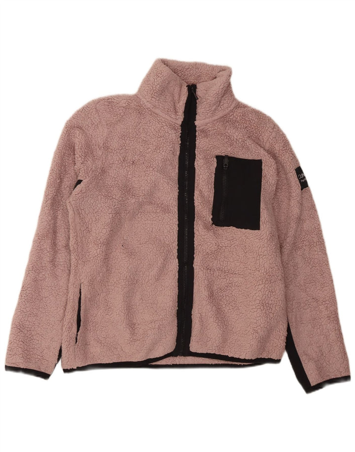 Jachetă fleece pentru femei CALVIN KLEIN UK 16 mare, roz, poliester color bloc