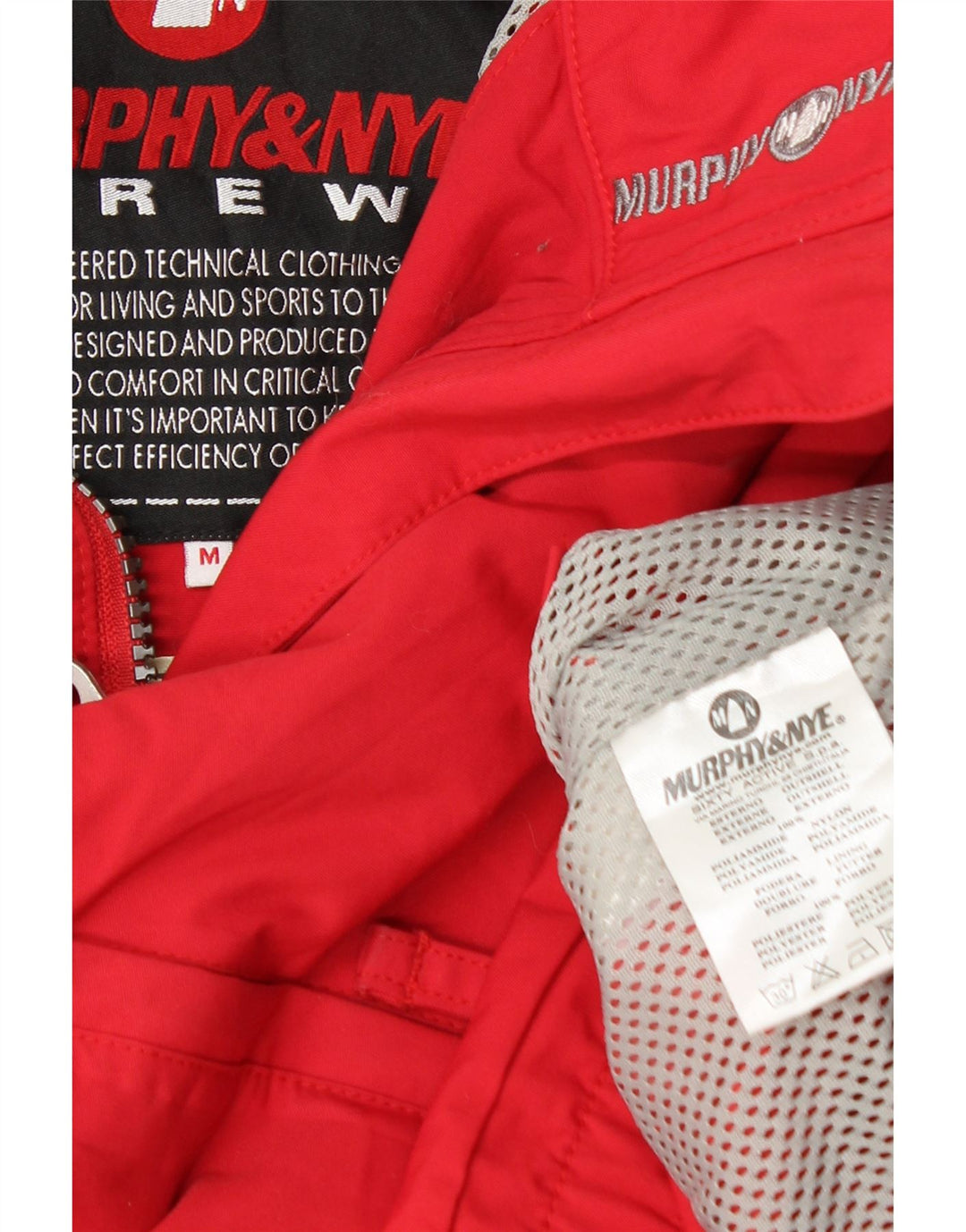 Murphy & Nye Jachetă de ploaie pentru femei UK 14 Medium Red Poliamidă