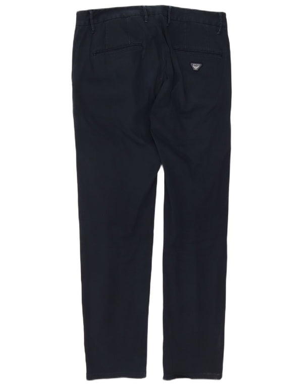 Pantaloni chino pentru bărbați Armani IT 48 Medium W32 L30 Bleumarin Bumbac