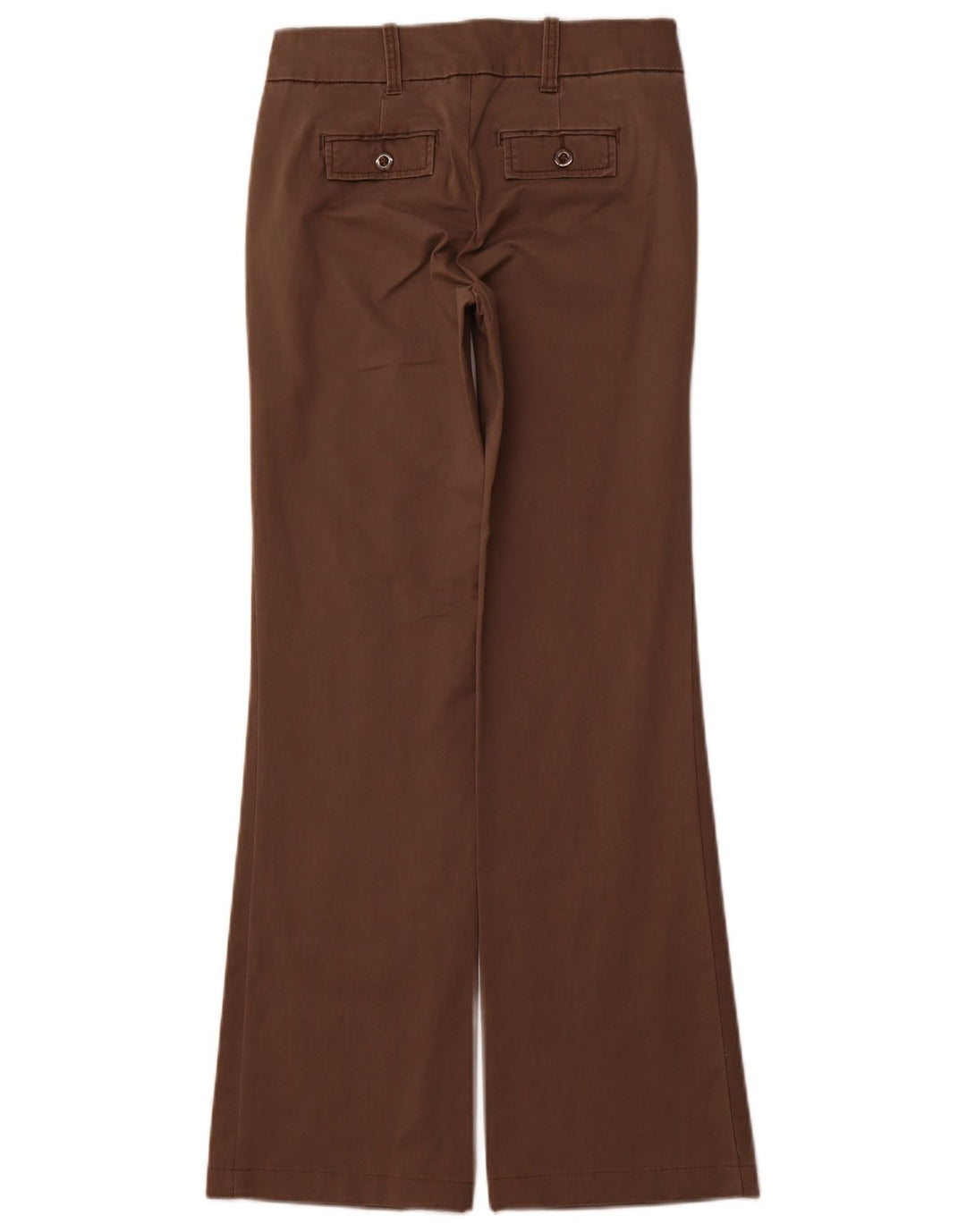 Pantaloni chino bootcut pentru femei BENETTON IT 38 XS W26 L30 maro bumbac