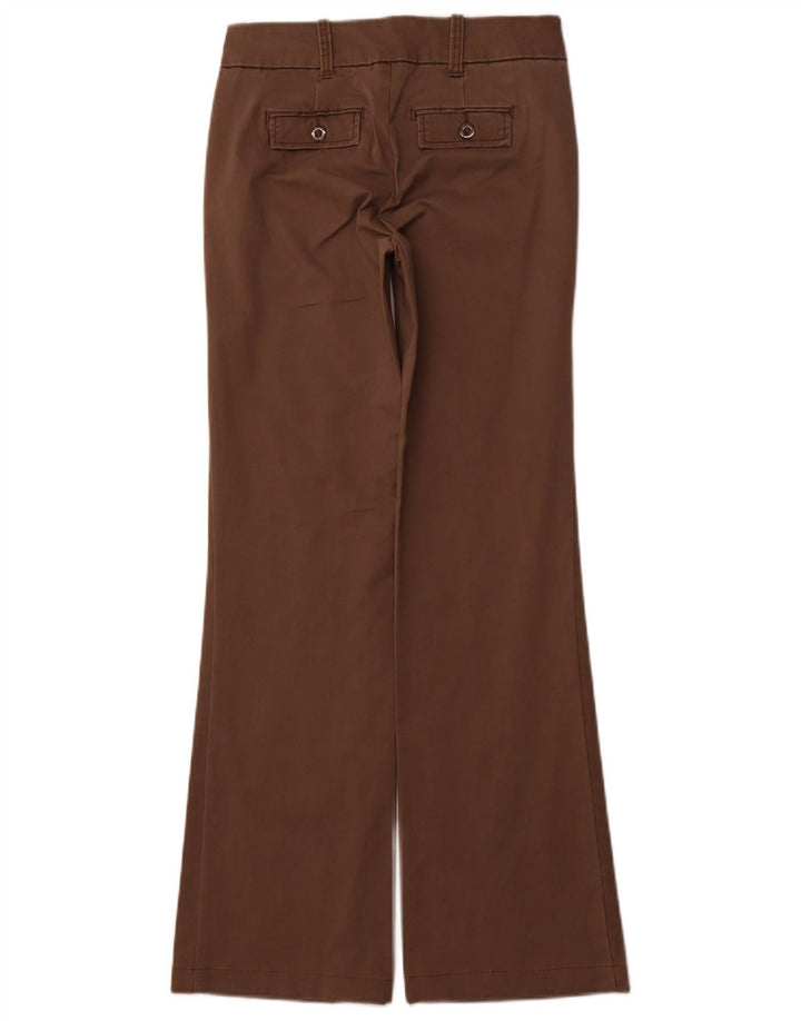 Pantaloni chino bootcut pentru femei BENETTON IT 38 XS W26 L30 maro bumbac