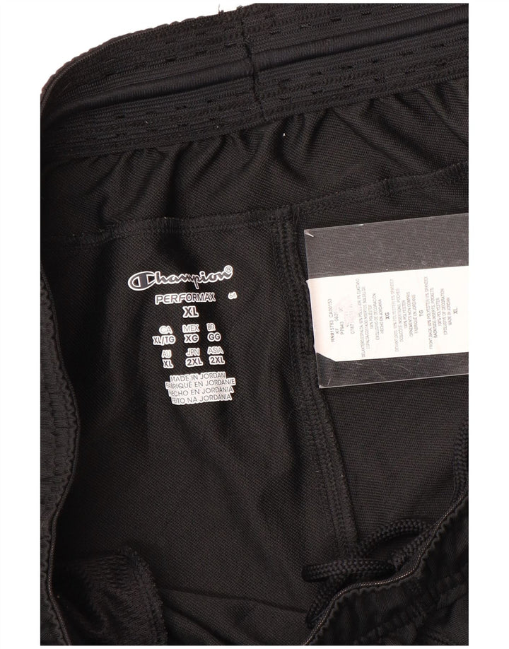 Pantaloni de trening pentru bărbați Champion XL, negru, poliester color bloc