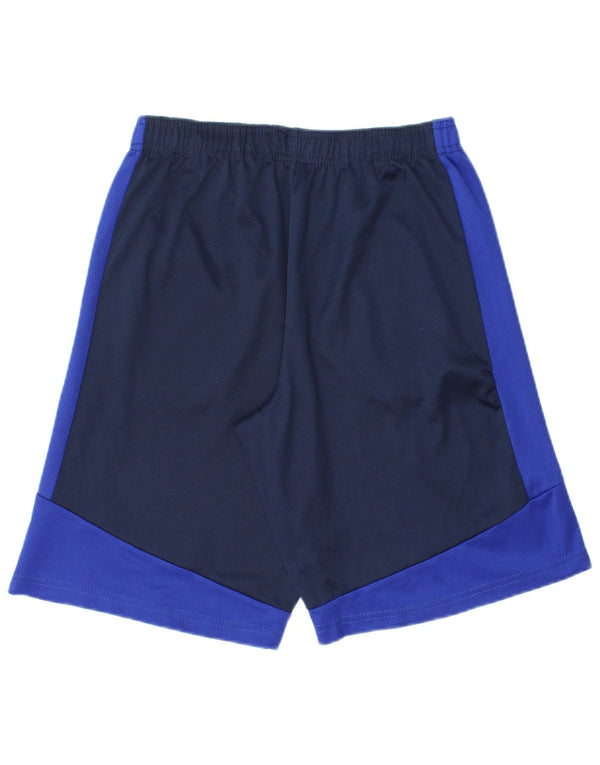 Pantaloni scurți sport grafic pentru băieți Reebok 15-16 ani, albastru bleumarin, color block