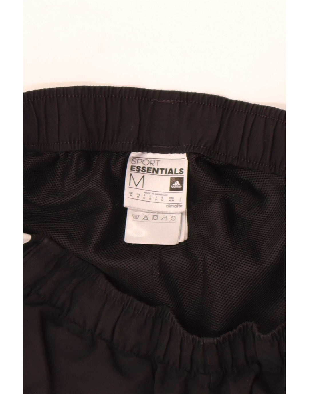 Pantaloni scurți sport pentru bărbați Adidas Climalite, poliester mediu negru