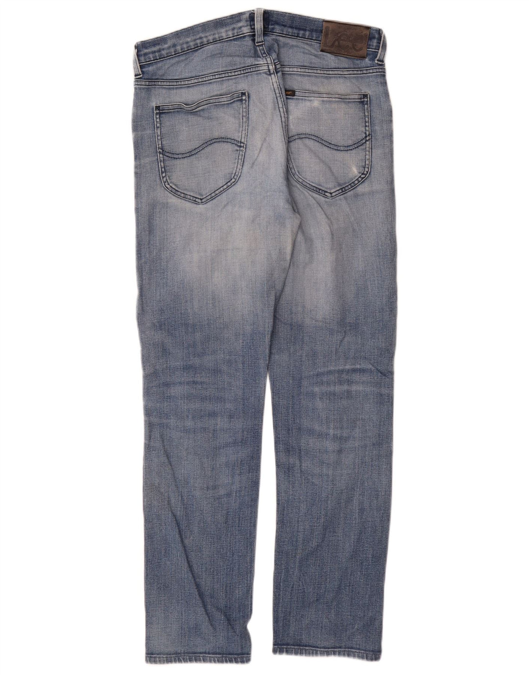 Blugi Distressed drepte pentru bărbați Lee W30 L31 Bumbac albastru