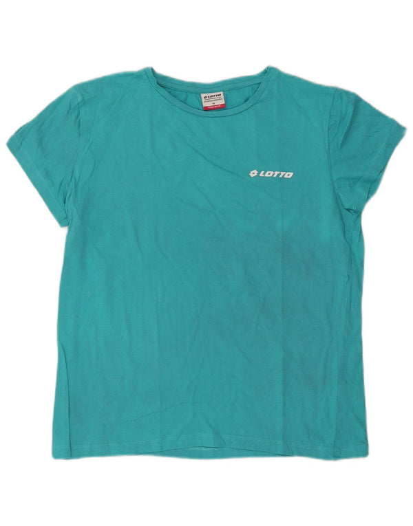 Tricou pentru femei Lotto Top UK 14 Medium Blue Bumbac