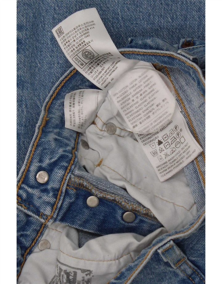 Blugi drepti 501 pentru femei Levi's W26 L28 Bumbac albastru