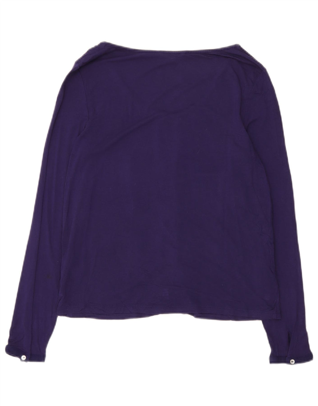 WHITE STUFF Top pentru femei cu mânecă lungă UK 10 Small Purple Viscose