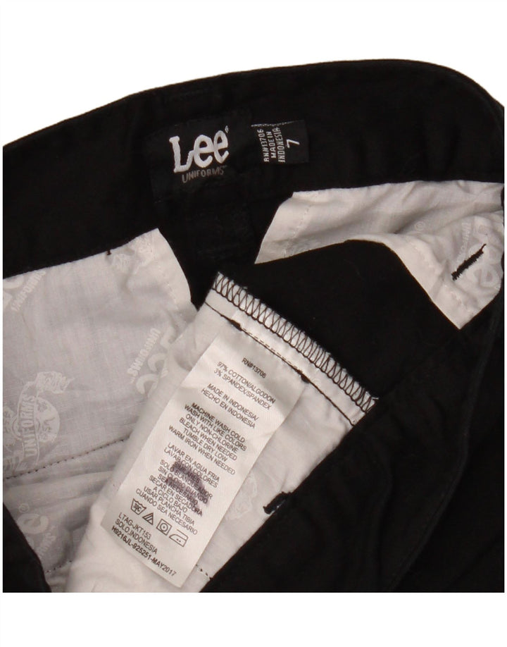 Pantaloni scurti chino pentru femei LEE US 7 Medium W30 Bumbac negru