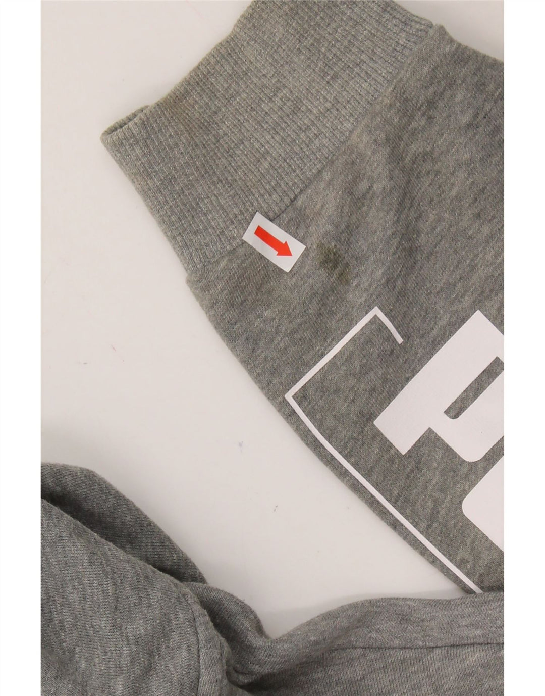 PUMA Mens Graphic Zip Hoodie Sweater XL Grey