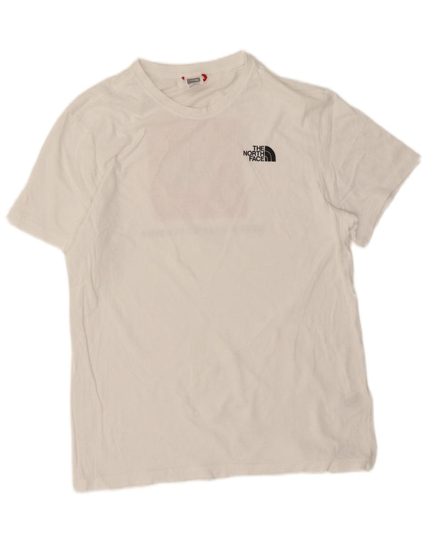 Tricou grafic pentru bărbați The North Face Top Medium White Bumbac