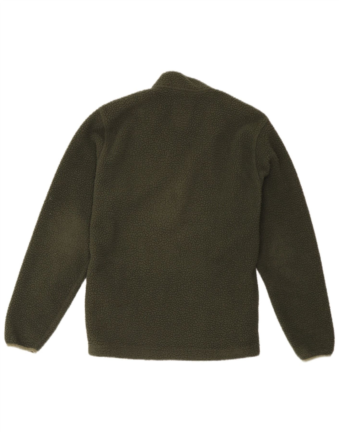 Jumper Timberland pentru bărbați, cu fermoar și gât, poliester verde mic
