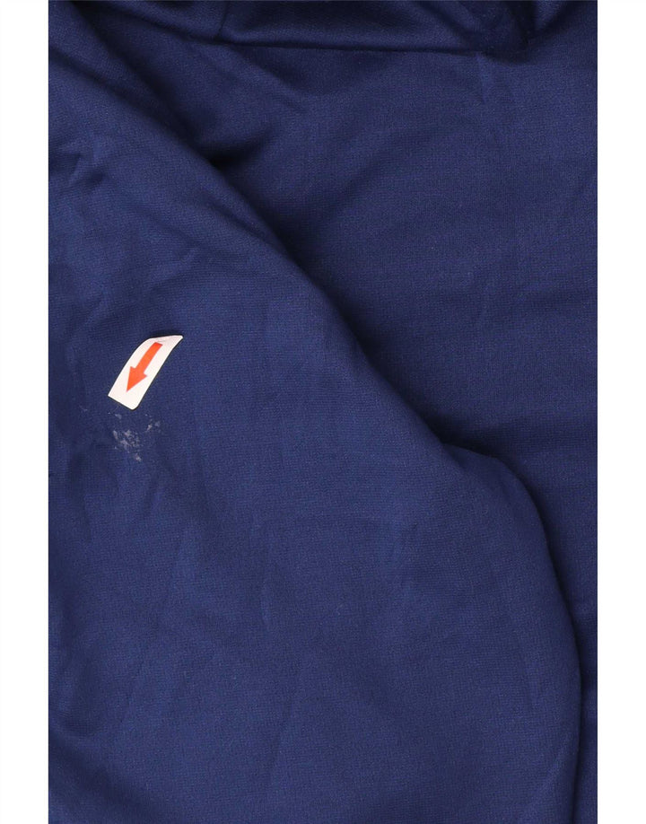 Pulover Nike pentru bărbați Dri Fit, cu fermoar, poliester, albastru mic