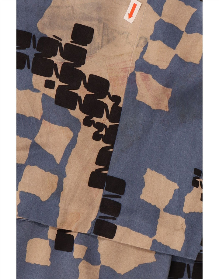 Set fuste 2 piese LES COPAINS pentru femei IT 42 Medium W28 Blue Geometric Matase