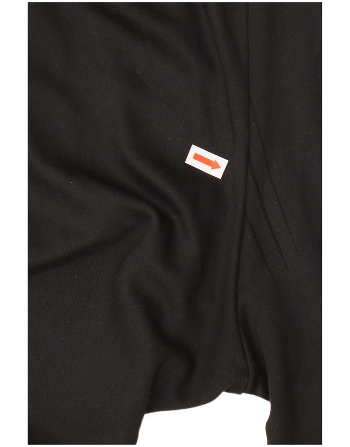 NIKE Mens Dri Fit Tracksuit Trousers Small  Black Colourblock Polyester